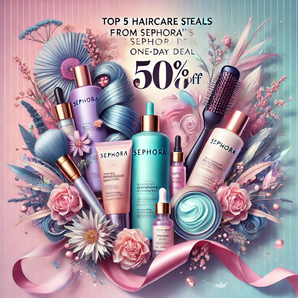 Sephora’s 50% Off Haircare Hits: 5 Must-Have Products for Fabulous Hair