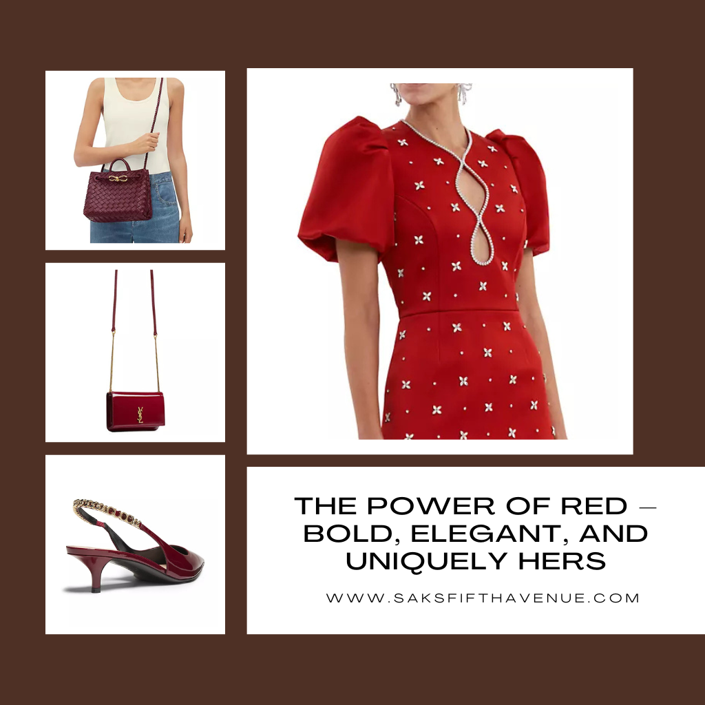 Ravishing in Red: Four Luxe Gifts for Her from Saks Fifth Avenue